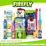Firefly Clean N' Protect Baby Shark Toothbrush with soft bristles and anti-slip grip handle, battery included, ages 3+