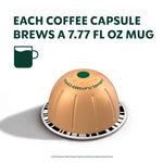 Starbucks by Nespresso Vertuo, Caramel Flavored Coffee Pods, 30-count, 7.8 oz brew