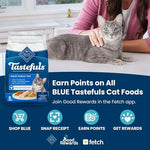 blue buffalo tastefuls adult dry cat food for weight management made with natural chicken ingredients 7-lb bag