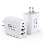 iPhone 17/16 Charger Block, 2Pack 20W Dual Port PD Fast USB C Wall Charger Adapter + USB A Quick Charging Brick Plug Compatible with iPhone Air/17/16/15/14/13/12/11/Pro Max/Plus/XS/XR/X,iPad,AirPods