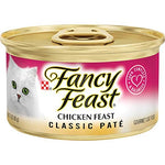 fancy feast chicken feast classic pate collection grain free wet cat food multi-pack