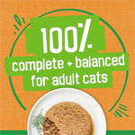 Purina Friskies pate cat food with real chicken, 5.5 oz cans, pack of 24 for adult cats