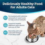 Blue Buffalo Tastefuls Adult Cat Food, Hairball Control, Chicken & Brown Rice Recipe, 7-lb Bag