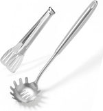 Newness 16 Pcs Stainless Steel Kitchen Utensils Set, Metal Kitchen Accessories