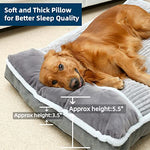 windracing large dog bed with pillow for crate kennel and sofa medium jumbo super soft pet bed furniture