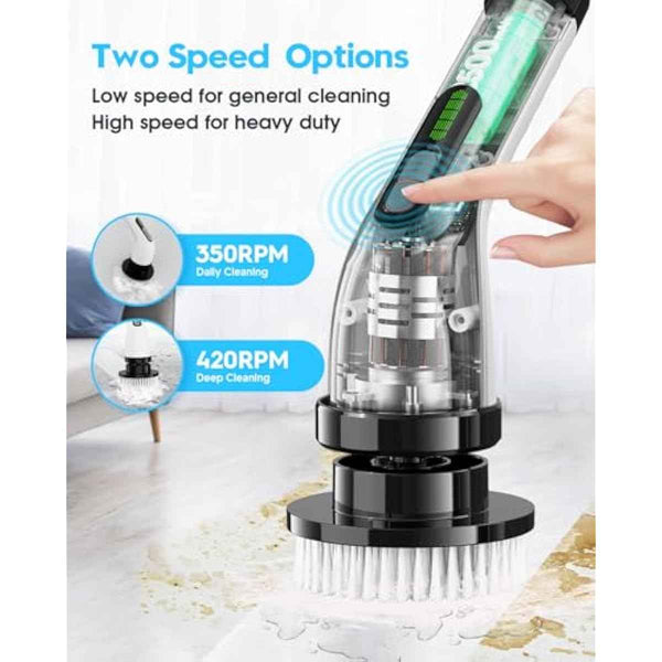 Highyes Electric Spin Scrubber: Cordless Power for Effortless Bathroom Cleaning