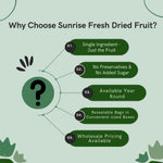 Sunrise Fresh Dried Sweet Cherries, 1 lb Bag, Unsweetened, No Sugar Added