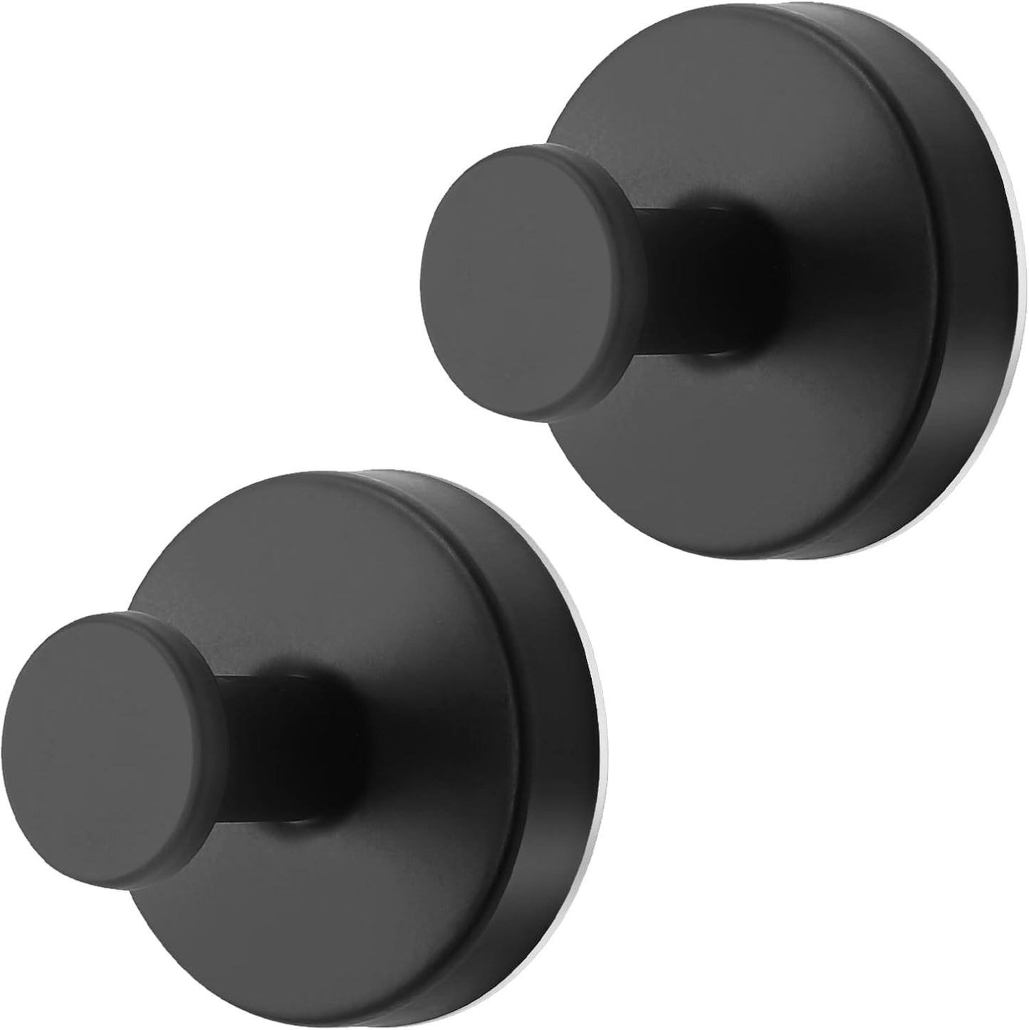 Silver Suction Cup Hooks for Shower Waterproof - Set of 4, No Drill Stainless Steel Towel Hooks for Bathroom Wall, Kitchen, Glass, Mirror, Tile - Ideal for Hanging Towels, Robes, and Loofahs