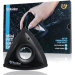 Analanan Mini Pet Hair Remover for Car Detailing Supplies, Carpet Dog Hair Remover, Jet Black