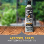 Hot Shot Wasp And Hornet Killer Aerosol, Up to 27-Foot Jet Spray, 14 Ounces, 2 Pack