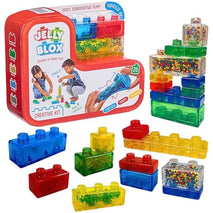 Goliath Jelly Blox Creative Kit | Includes 20 Blocks | Toddler & Preschool Building Blocks Kids Can Squeeze, Stretch, Squish | MESH ACCREDITED | Safety Tested & Ouch-Free | Sensory Play Toy Ages 2+