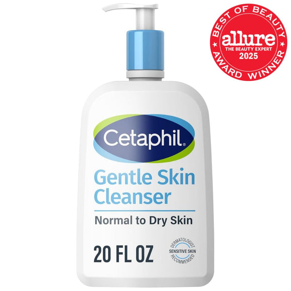 Cetaphil Hydrating Gentle Face Wash for Sensitive Skin, 20 oz, Fragrance-Free and Soap-Free