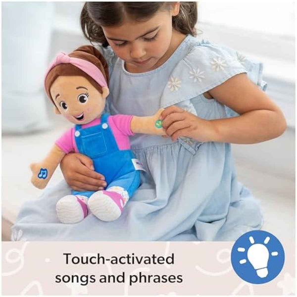 Ms. Rachel Official Speak & Sing Doll, 16” Tall Interactive Toy with 4 Songs & 16+ Phrases, Toddler Toys for Girls & Boys Ages 6 Months to 3+ Years.