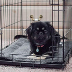 K&H self-warming cat bed pad for outdoor cat houses, reversible grey/black 21x17in machine washable
