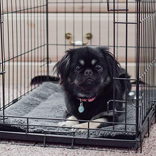 K&H self-warming cat bed pad for outdoor cat houses, reversible grey/black 21x17in machine washable