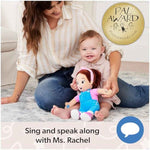 Ms. Rachel Official Speak & Sing Doll, 16” Tall Interactive Toy with 4 Songs & 16+ Phrases, Toddler Toys for Girls & Boys Ages 6 Months to 3+ Years.