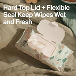 Honest Company Hypoallergenic Baby Wipes for Sensitive Skin, Fragrance-Free, 576 Count (6 Packs of 96)