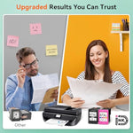67XL Compatible for HP 67 Ink Cartridges Black Color Combo Pack Used for HP Envy 6055e 6400 6000 6065e 6458e 6455e DeskJet 2855e 4100 4152e 4255e 2755e 2700 2725 2755e 2752 4155e Printer