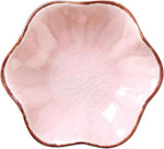 Lotus Leaf Shape Decorative Ring Tray, Small Key Bowl, Ceramic Trinket Tray Jewelry Dish Organizing Necklace Earrings, Home Decoration for Mom Best Friend Sister, Pink.