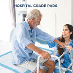 Chux XXL Leakproof Bed Pads, 30" x 36", 50-pack, Ultra Thick for Heavy Incontinence