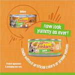 Purina Friskies Wet Cat Food Pate, Liver and Chicken Dinner, 5.5 oz. Cans, Pack of 24
