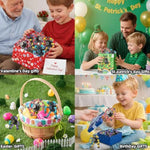 Valentines Day Gifts Transformable Fidget Spinners Toys 4 Pcs for Kids and Adults Stress Relief Sensory Toys for Boys and Girls Age 8-13 Fingertip Gyros Easter Basket Stuffers for Teens