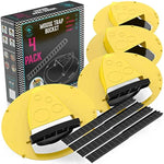 5-gallon mouse trap bucket 4-pack with automatic reset flip and slide mouse traps for indoor outdoor use