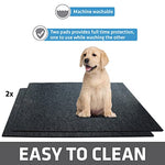 drymate 2-pack washable pee pads for dogs, 29x36, usa made, waterproof, absorbent, reusable