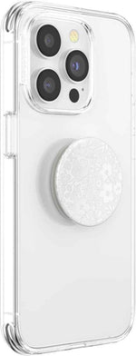 PopSockets Phone Grip with Expanding Kickstand, Adhesive Grip, Cute PopSockets - Blanc Fresh