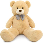 MaoGoLan Giant 4ft Classic Teddy Bear Plush, Adorable and Cuddly Big Bear Stuffed Animal for Baby Shower and Party