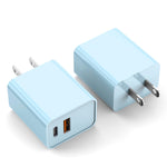iPhone 17/16 Charger Block, 2Pack 20W Dual Port PD Fast USB C Wall Charger Adapter + USB A Quick Charging Brick Plug Compatible with iPhone Air/17/16/15/14/13/12/11/Pro Max/Plus/XS/XR/X,iPad,AirPods