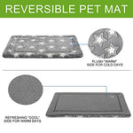 empsign dog crate pad reversible kennel mat, machine washable, cozy star pattern sleeping pad for small medium large dogs