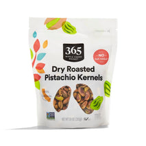 365 by Whole Foods Market dry roasted pistachio kernels no salt added 10 ounce