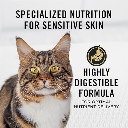 Purina pro plan lamb and rice formula sensitive skin and stomach cat food 7 lb bag
