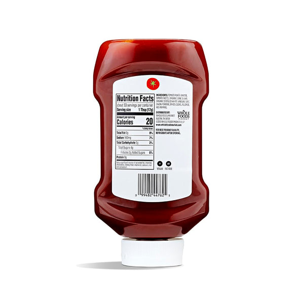 365 by Whole Foods Market, premium tomato ketchup, classic flavor, 32 ounce, kosher certified
