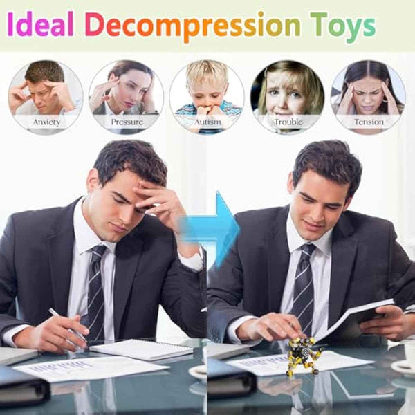 Valentines Day Gifts Gokeey 4pc Fidget Spinners for Kids and Adults Stress Relief Sensory Toys
