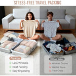 vekens 8-set packing cubes nylon organizer bags for beach vacation cruise ship travel essentials suitcase