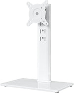 single lcd computer monitor free-standing desk stand mount riser for 13-32 inch screen with swivel and height adjustable