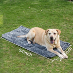 Non-Slip Fuzzy Backseat Pet Mat for Car, 24.8x54 inch, Pet-Friendly Seat Cover for Travel