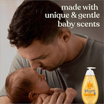 johnson's baby shampoo with aloe vera & vitamin b5, tear free, newborn essentials, 20.3 fl oz