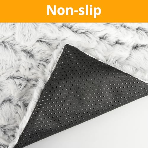 Self Warming Cat Bed, 24" x 18" Ultra Soft Cat Dog Pet Heating Pad for Indoor Outdoor, Non-Slip Heated Cat Mat Thermal Blanket