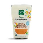 Whole Foods Market 365 Organic Pinto Beans 16 Ounce Low Fat Plant-Based Protein