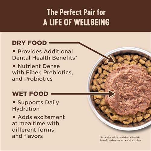 Wellness CORE+ Adult Indoor Cat Food, Grain-Free, Natural, Chicken, Turkey & Chicken Meal, 5 Pound Bag