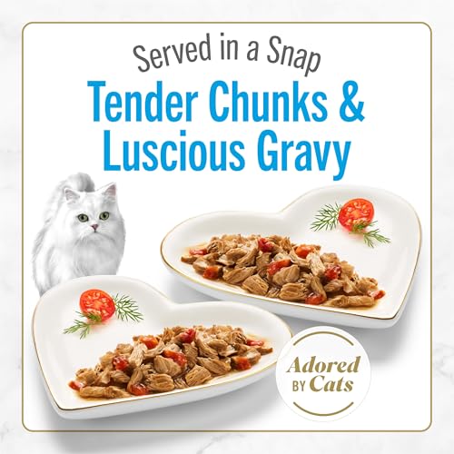 Purina fancy feast petites ocean whitefish entree with tomato in gravy gourmet wet cat food pack of 12 2.8 oz tubs