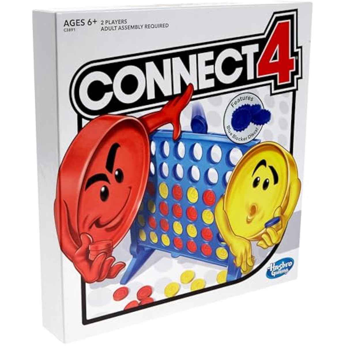 Hasbro Gaming Connect 4 Strategy Board Game for Ages 6 and Up (Amazon Exclusive)