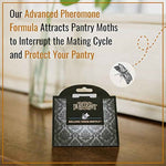 Dr. Killigan's Premium Double Potent Pantry Moth Traps with Pheromones Prime, Sticky Indian Meal Moth Traps for Kitchen, How to Get Rid of Moths in House (6 Pack, Black)