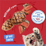 Purina Friskies Shreds with beef in gravy wet cat food, pack of 24, 5.5 oz cans