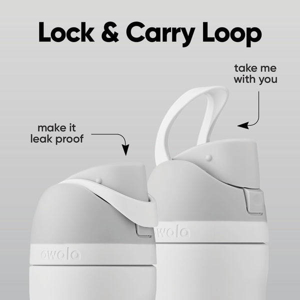 32-ounce insulated stainless-steel water bottle with straw for travel