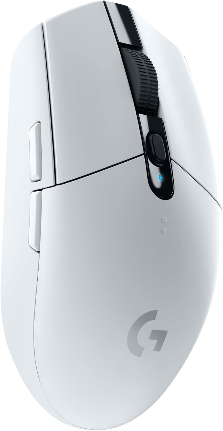 Logitech G305 Lightspeed Wireless Gaming Mouse, Hero Sensor, 12,000 DPI, Lightweight, 6 Programmable Buttons, 250h Battery, On-Board Memory, Compatible with PC, Mac - Black