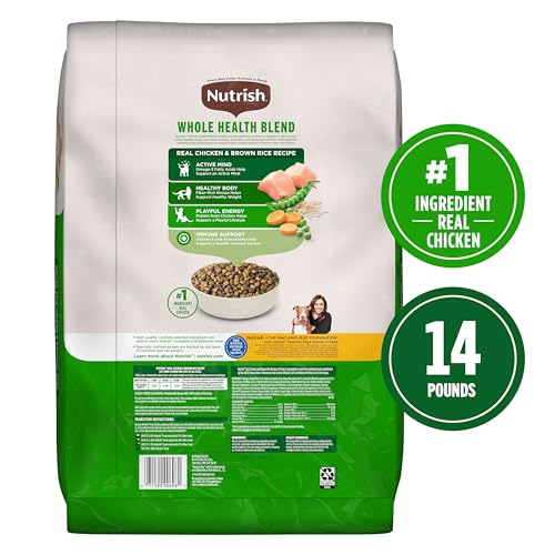 rachael ray nutrish premium natural dry cat food, real chicken & brown rice recipe, 14 pounds